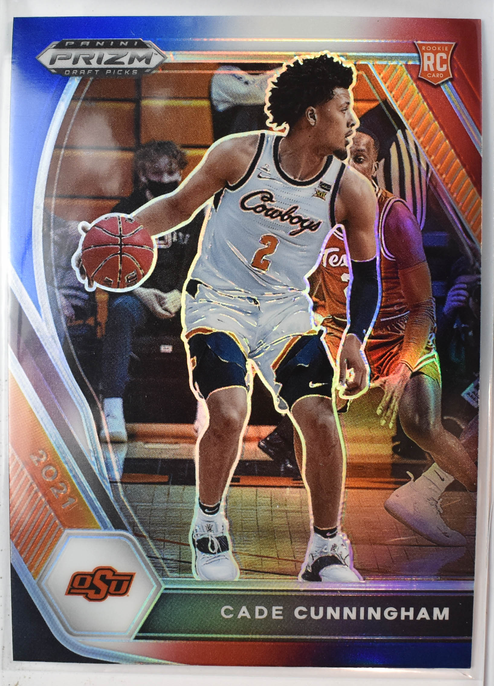 Panini Prizm Draft Picks 2021 Draft Picks Cade Cunningham 1 Read White Blue