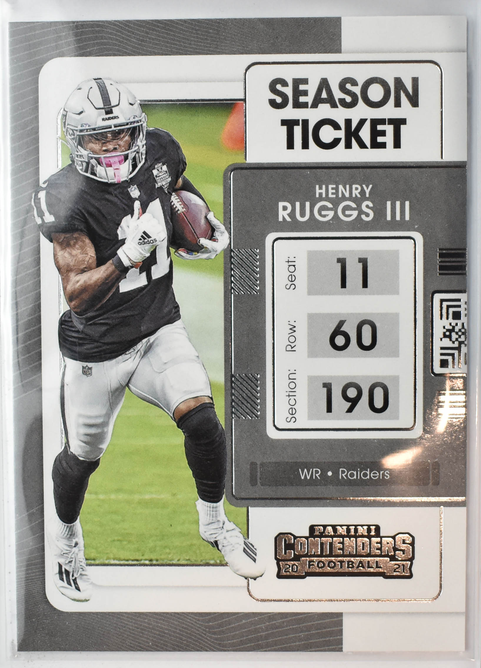 Henry Ruggs III 58 Panini Contenders 2021
