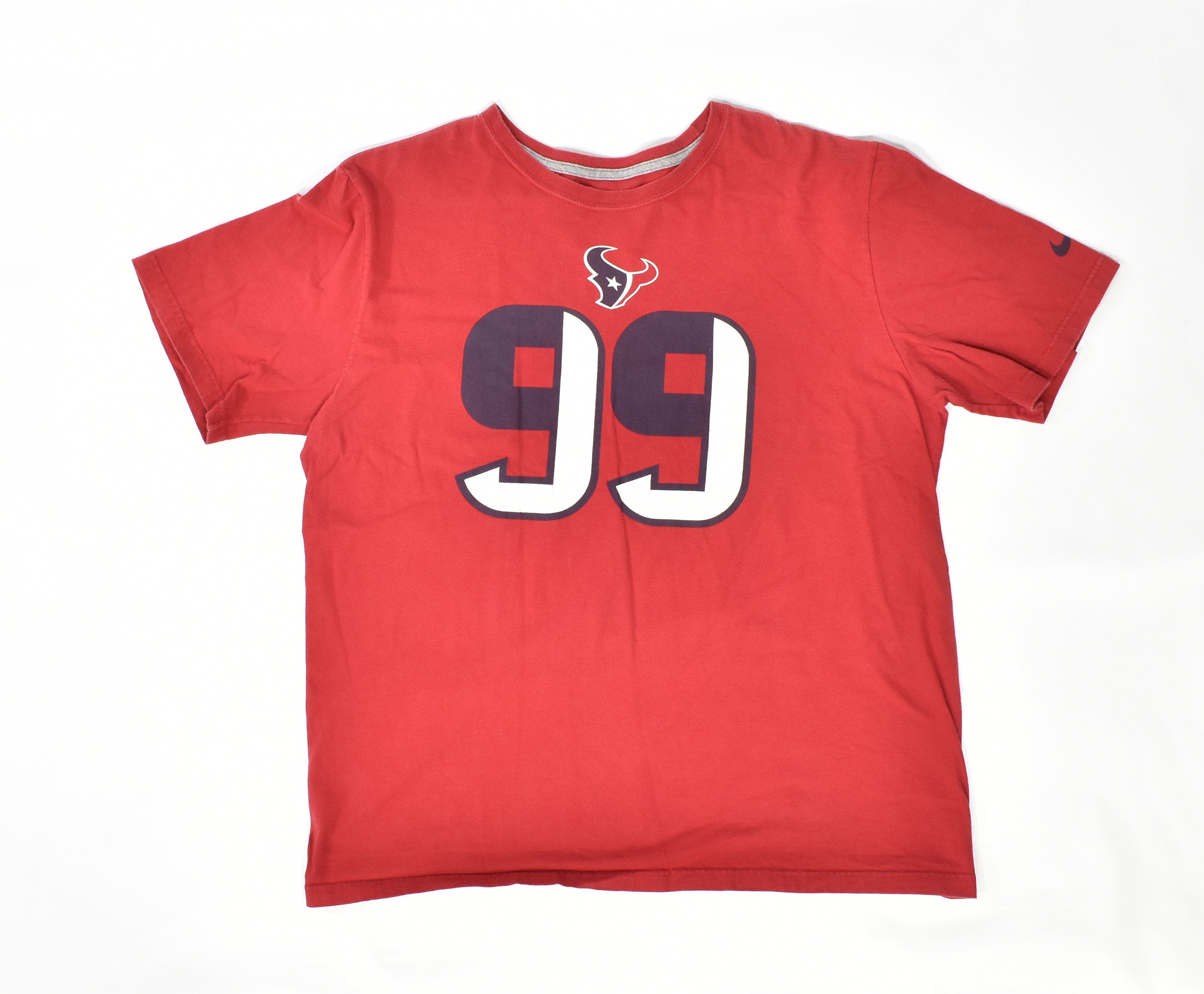 Houston Texans 99 Red T shirt mens XL Nike Used