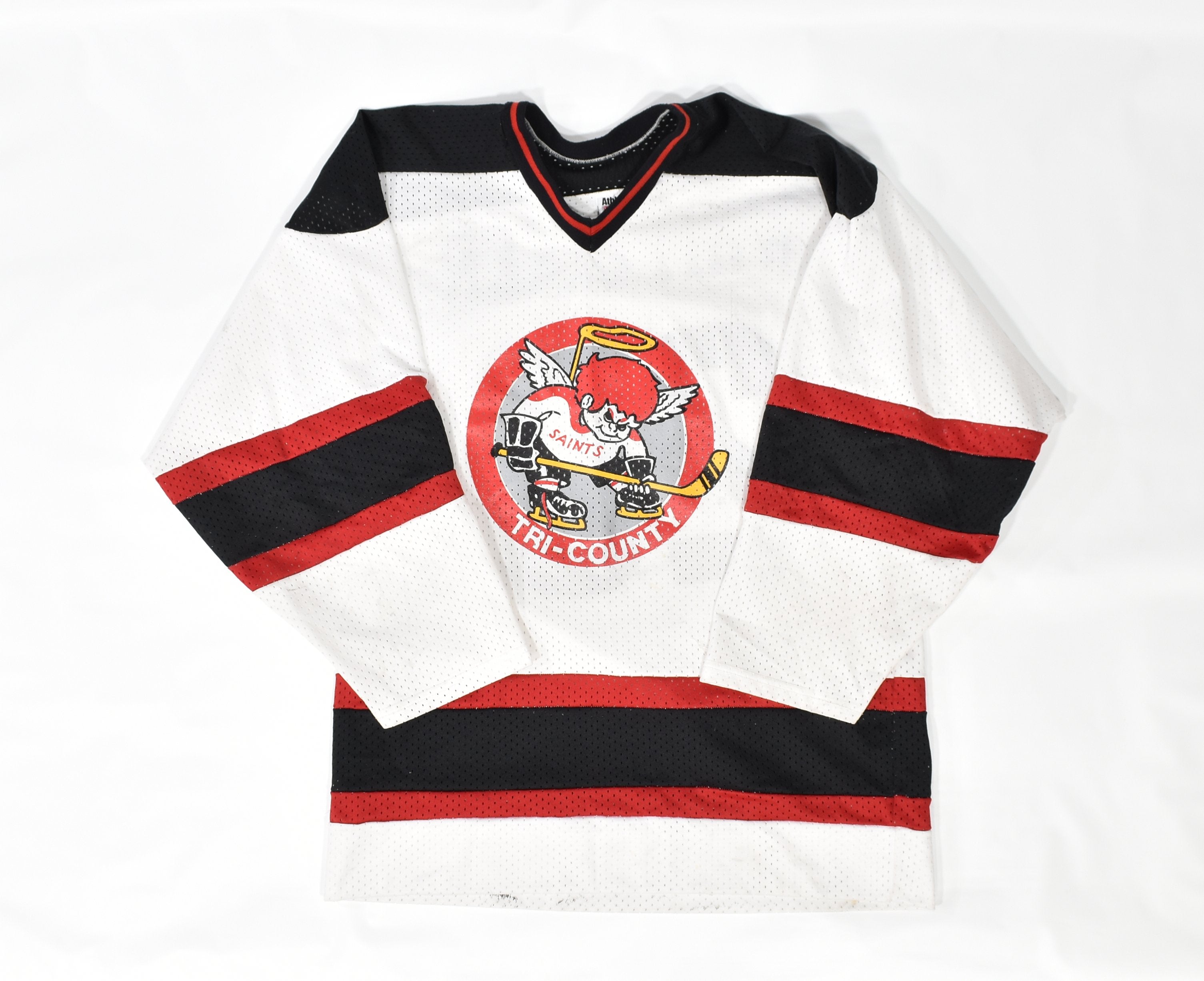 Athletic Hockey Jersey Medium Mens Tri County Saints Used