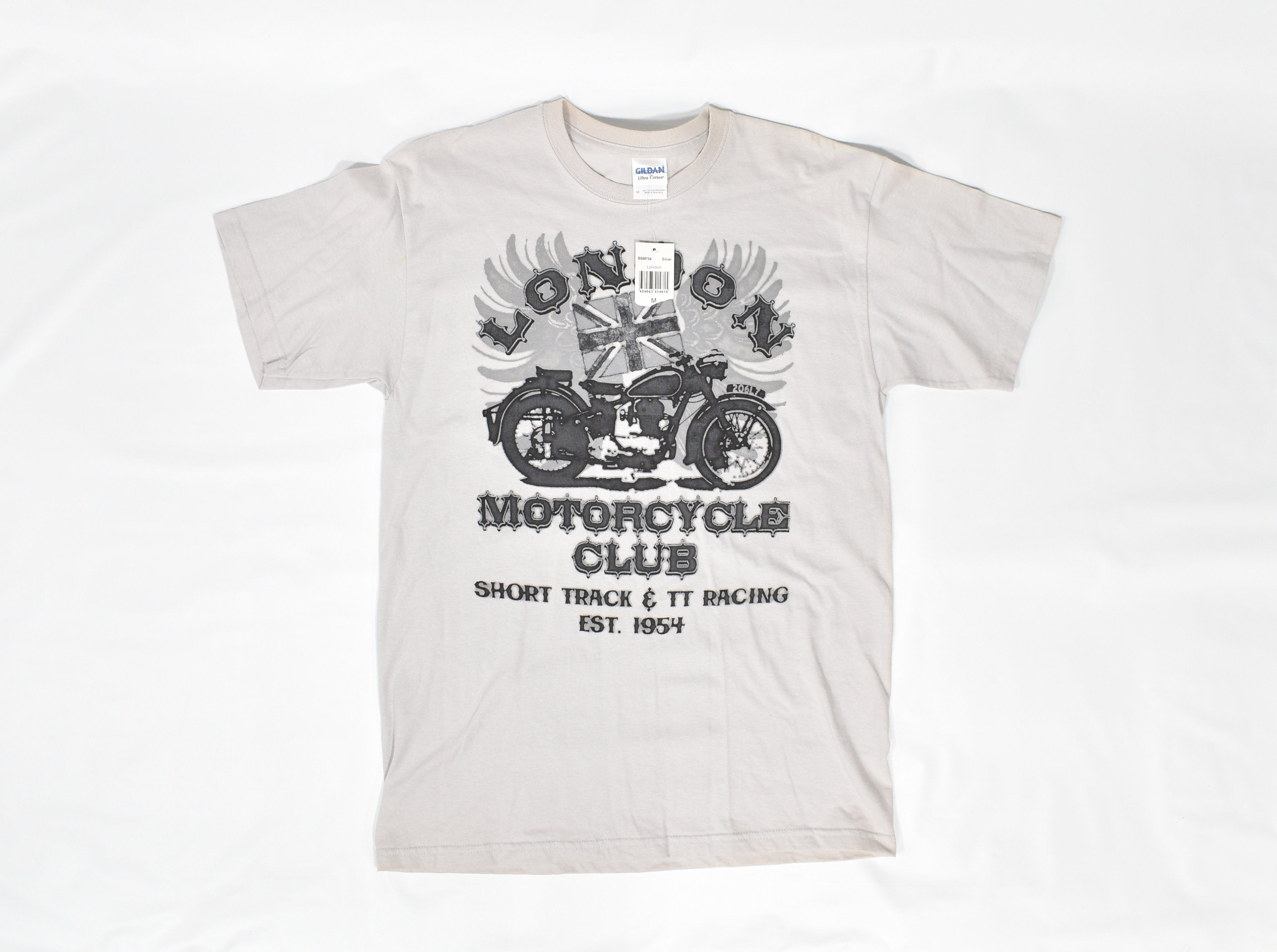 London Motorcycle Club Mens T shirt Short track TT racing Shirt Medium Used