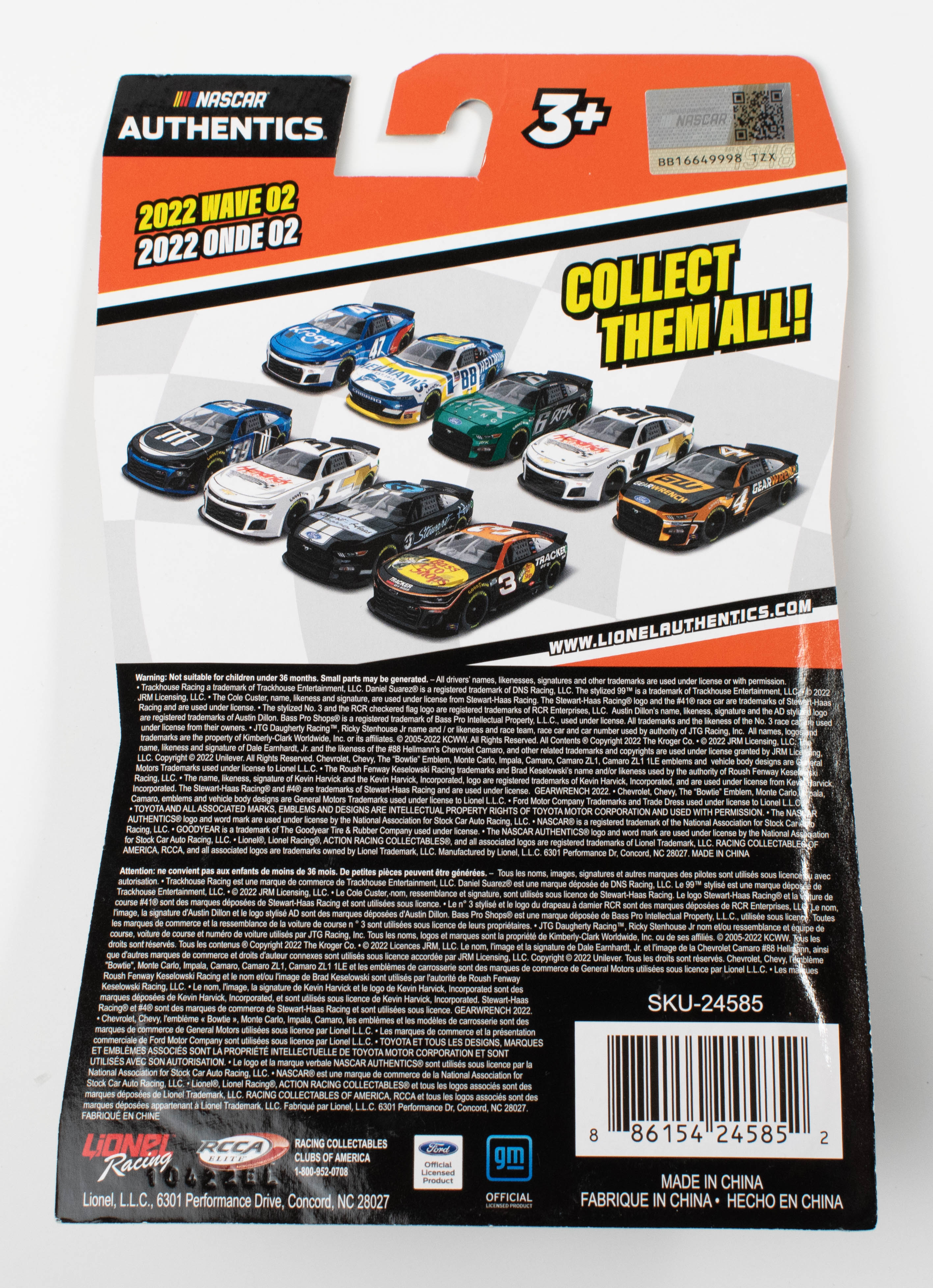 Nascar Authentics Next GEN 2022 Wave 02 1:64 Scale Austin Dillon NEW