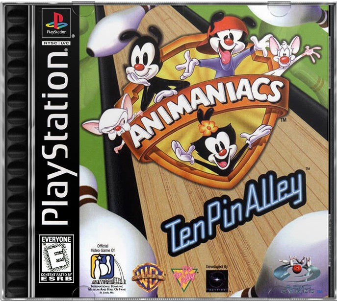 Animaniacs - Ten Pin Alley PS1 Sony Playstation 1 Used Video Game