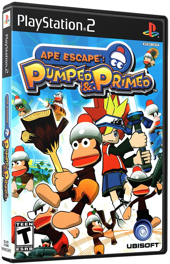 Ape Escape - Pumped & Primed PS2 Sony Playstation 2 Used Video Game PS2