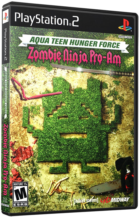 Aqua Teen Hunger Force - Zombie Ninja Pro-Am PS2 Sony Playstation 2 Used Video Game PS2