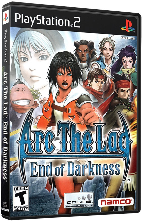 Arc the Lad - End of Darkness PS2 Sony Playstation 2 Used Video Game PS2