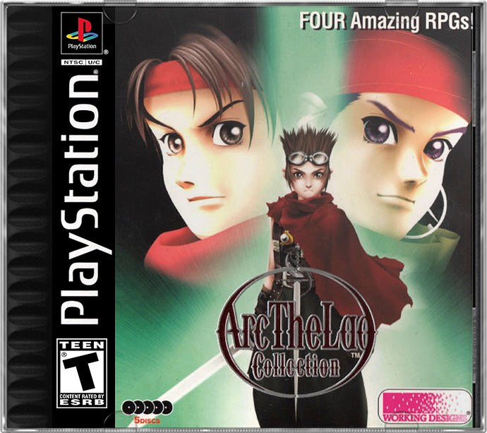 Arc the Lad Collection - Arc the Lad PS1 Sony Playstation 1 Used Video Game