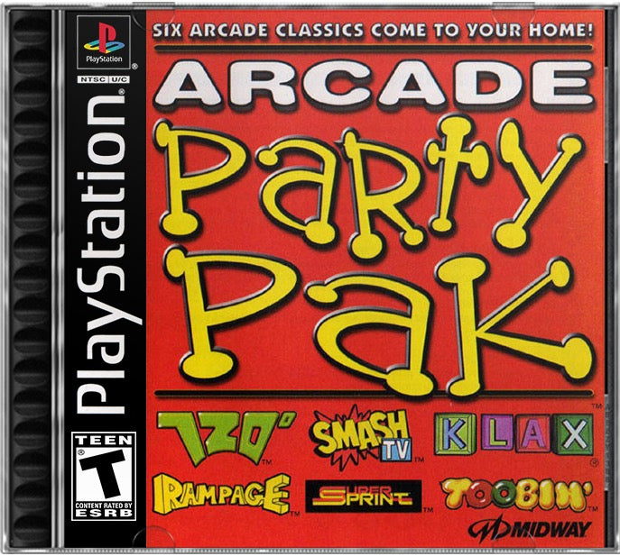 Arcade Party Pak PS1 Sony Playstation 1 Used Video Game