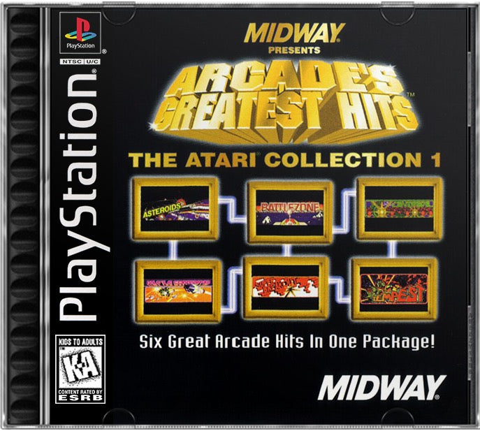 Arcade's Greatest Hits - The Atari Collection 1 PS1 Sony Playstation 1 Used Video Game
