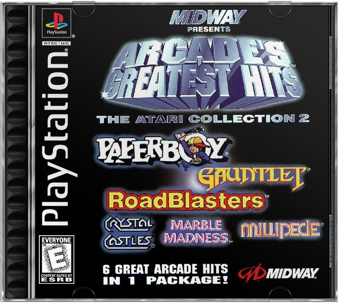 Arcade's Greatest Hits - The Atari Collection 2 PS1 Sony Playstation 1 Used Video Game