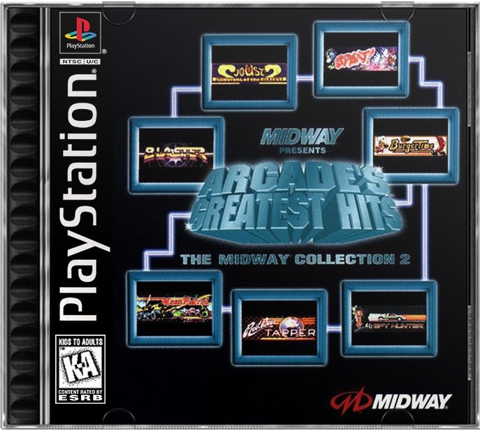 Arcade's Greatest Hits - The Midway Collection 2 PS1 Sony Playstation 1 Used Video Game