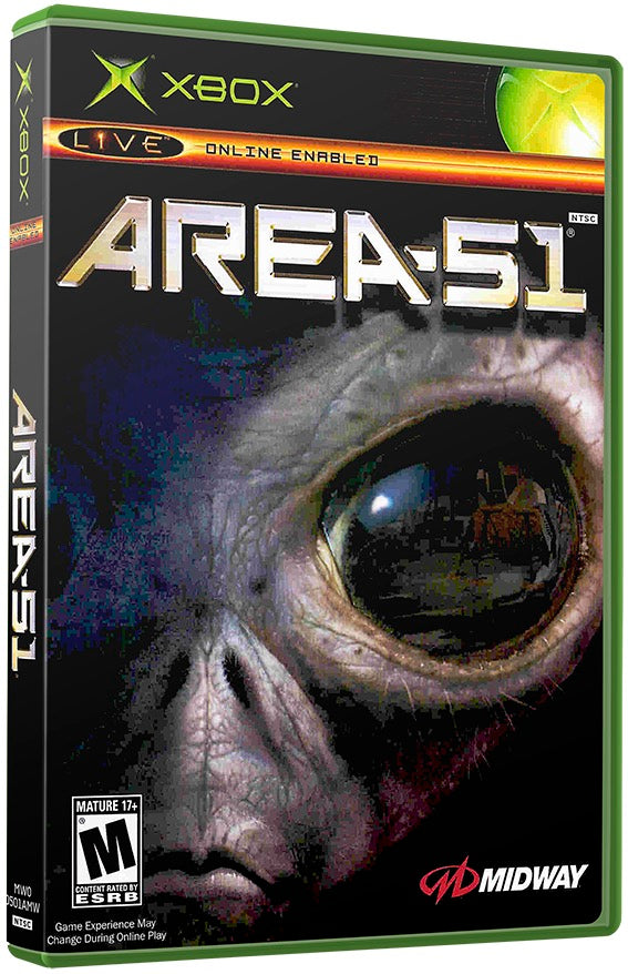Area 51 Used Microsoft XBOX Original Video Game
