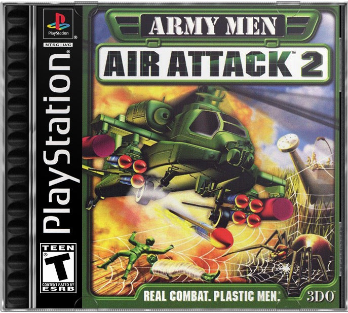Army Men - Air Attack 2 PS1 Sony Playstation 1 Used Video Game