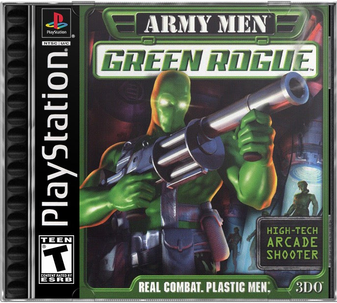 Army Men - Green Rogue PS1 Sony Playstation 1 Used Video Game