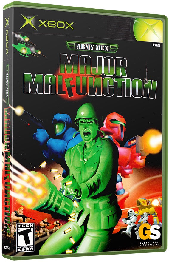 Army Men - Major Malfunction Used Microsoft XBOX Original Video Game