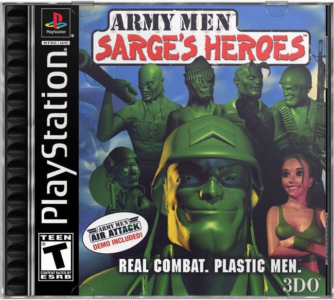 Army Men - Sarge's Heroes PS1 Sony Playstation 1 Used Video Game
