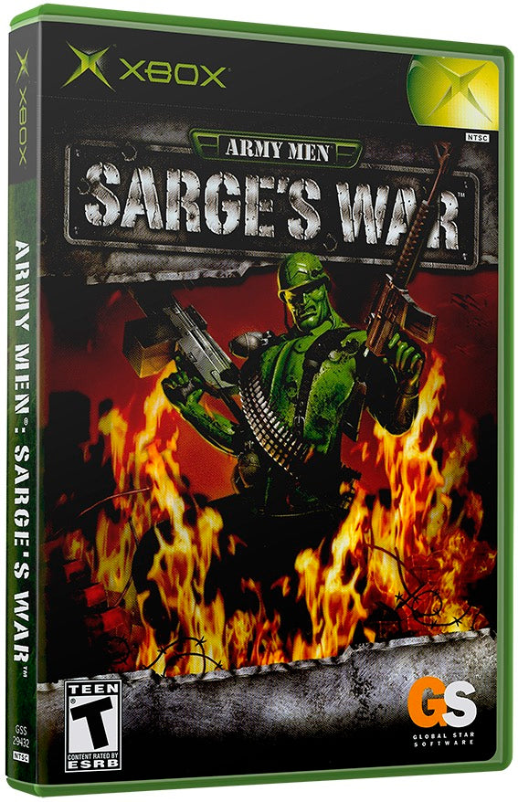Army Men - Sarge's War Used Microsoft XBOX Original Video Game