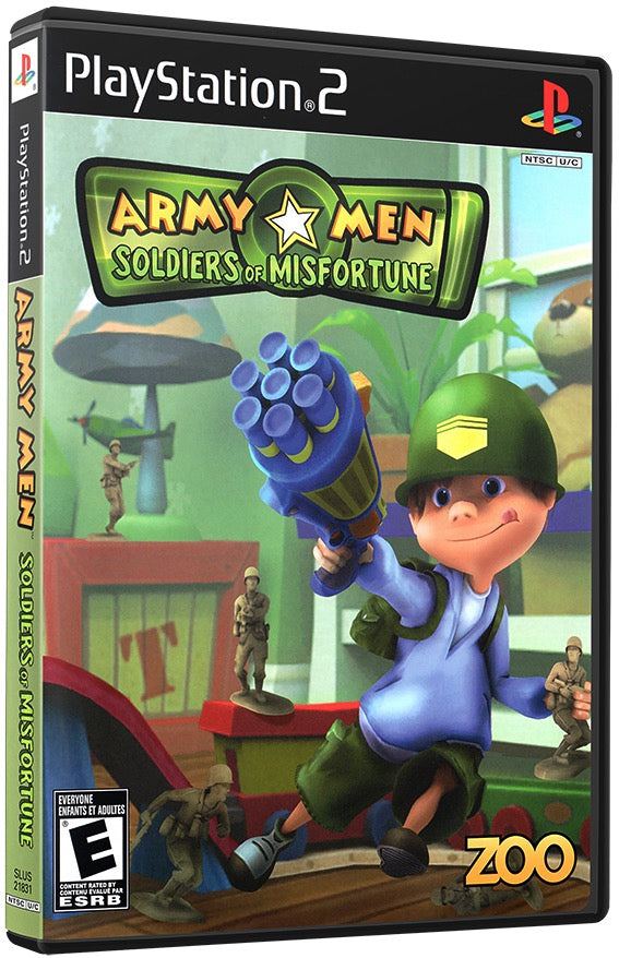 Army Men - Soldiers of Misfortune PS2 Sony Playstation 2 Used Video Game PS2