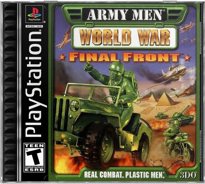 Army Men - World War - Final Front PS1 Sony Playstation 1 Used Video Game