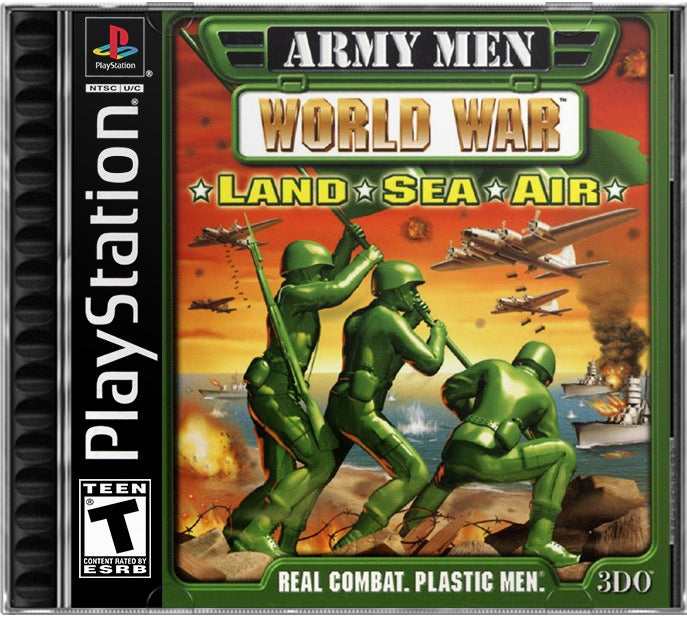 Army Men - World War - Land, Sea, Air PS1 Sony Playstation 1 Used Video Game