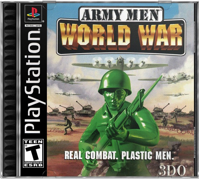 Army Men - World War PS1 Sony Playstation 1 Used Video Game