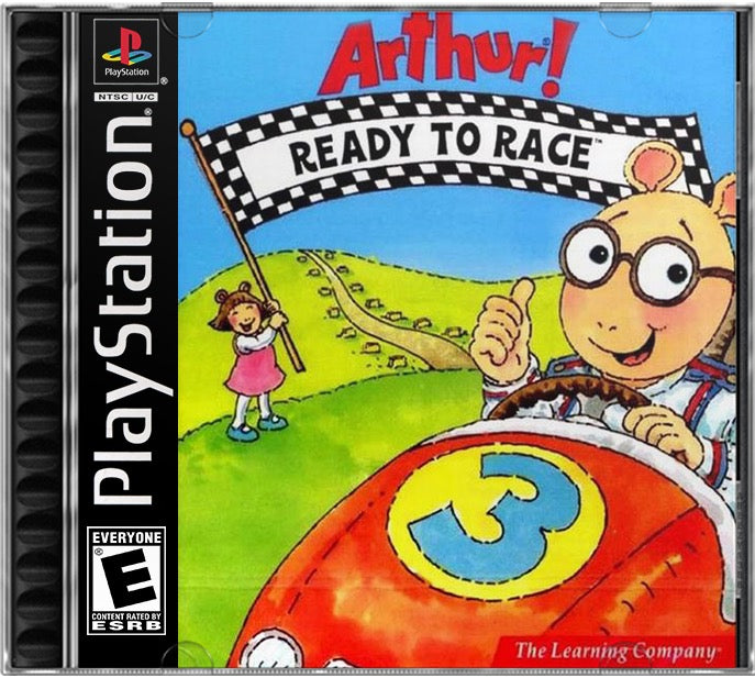 Arthur! Ready to Race PS1 Sony Playstation 1 Used Video Game