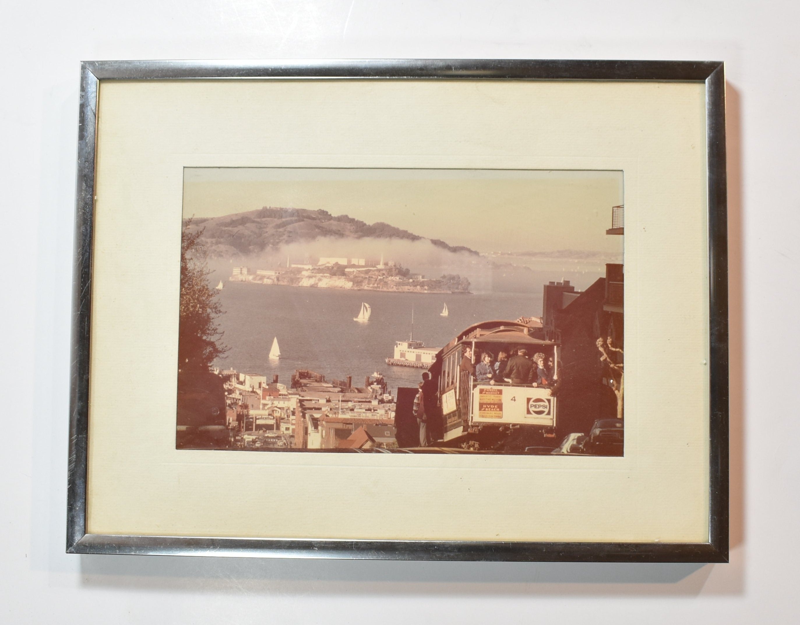 MIKE YUSCHENKOFF Photograph framed San Francisco California Photo  Alcatraz Bay