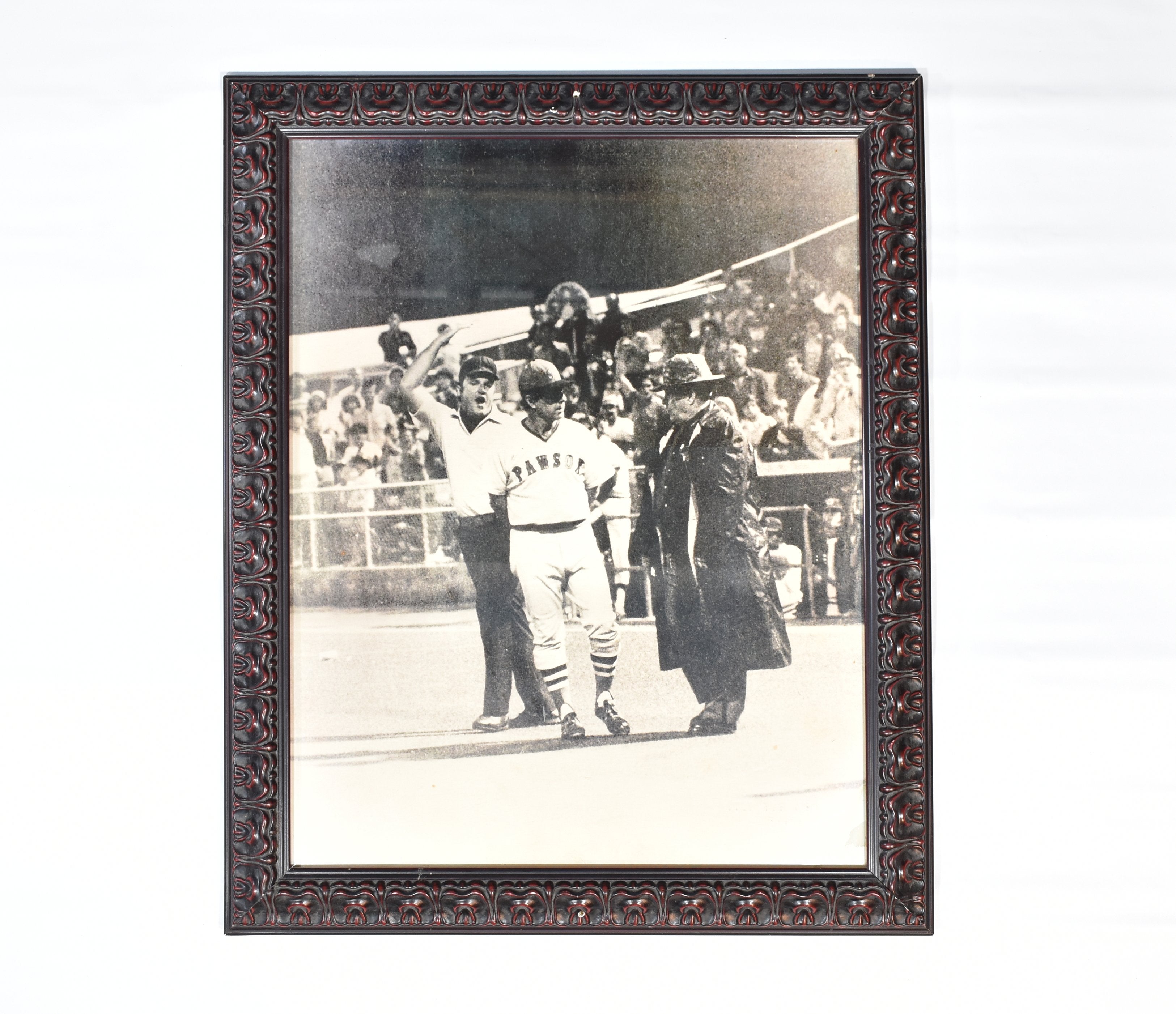 Vintage Boston Pawsox Photo Extremely Rare framed photo