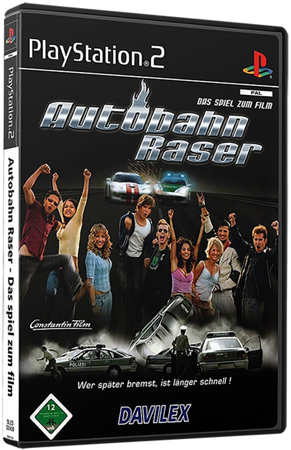 Autobahn Raser - Das Spiel zum Film Germany copyPS2