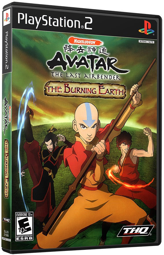 Avatar - The Last Airbender - The Burning Earth PS2 Sony Playstation 2 Used Video Game PS2