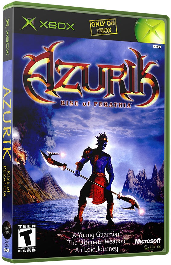 Azurik - Rise Of Perathia Used Microsoft XBOX Original Video Game
