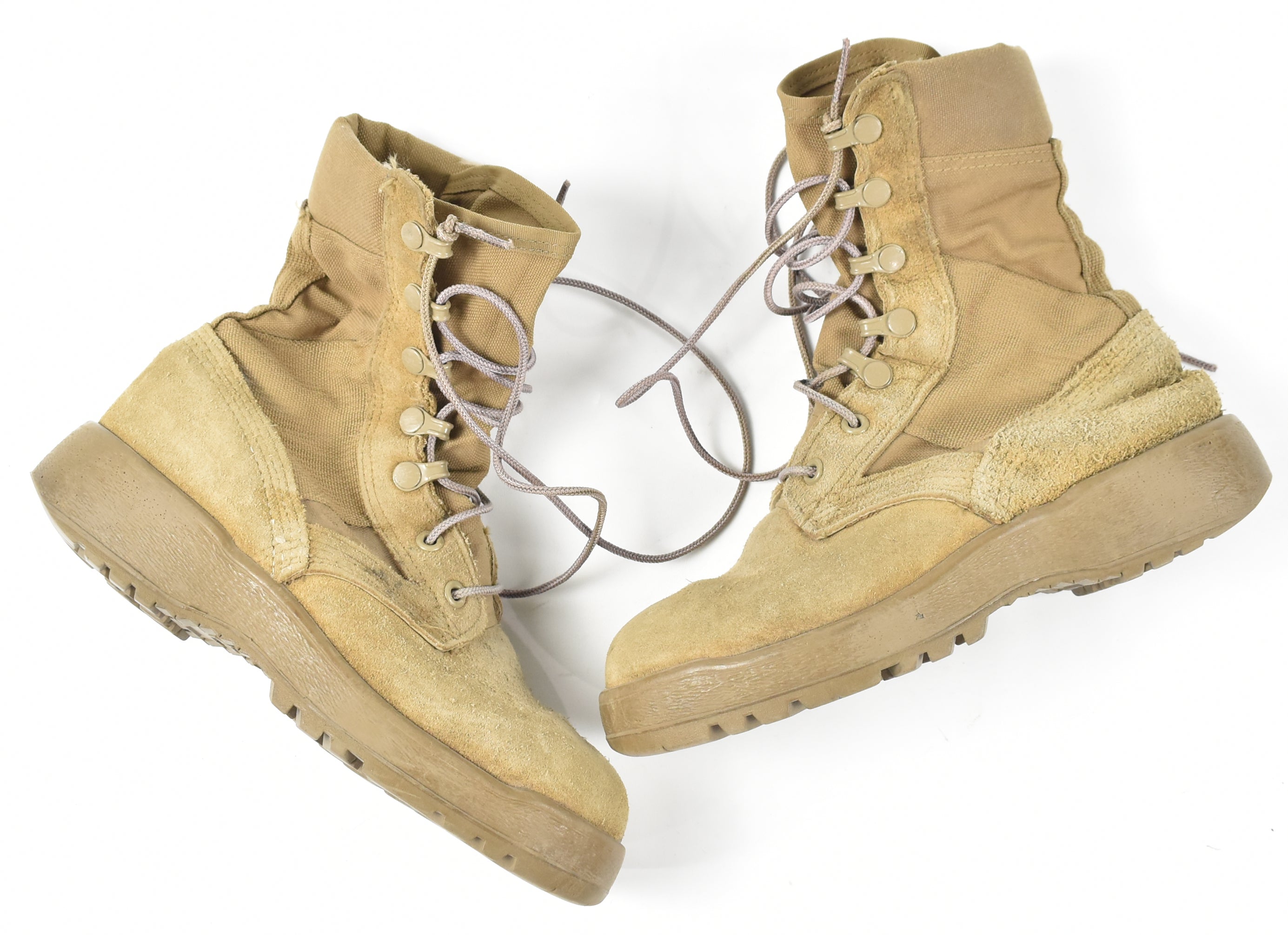 McRae Footwear Military Combat Boots Tan Size 5.5 2xw United States Army