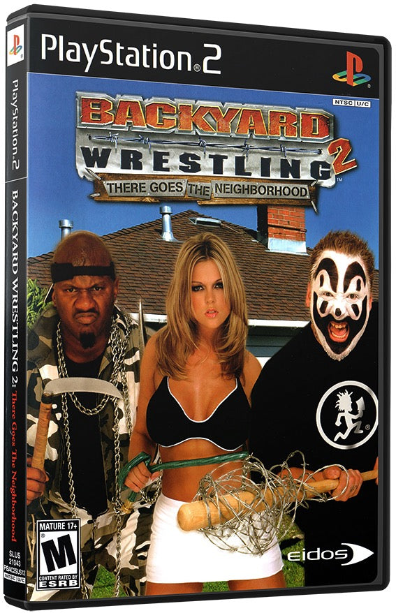 Backyard Wrestling 2 - There Goes the Neighborhood PS2 Sony Playstation 2 Used Video Game PS2