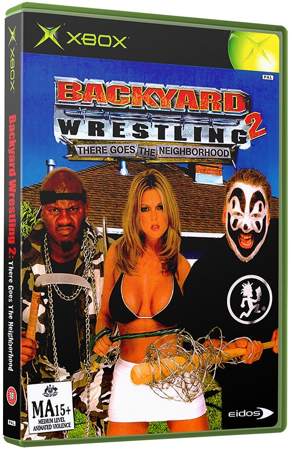 Backyard Wrestling 2 - There Goes the Neighborhood Used Microsoft XBOX Original