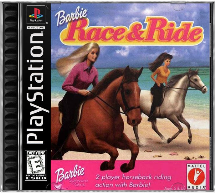 Barbie - Race & Ride PS1 Sony Playstation 1 Used Video Game