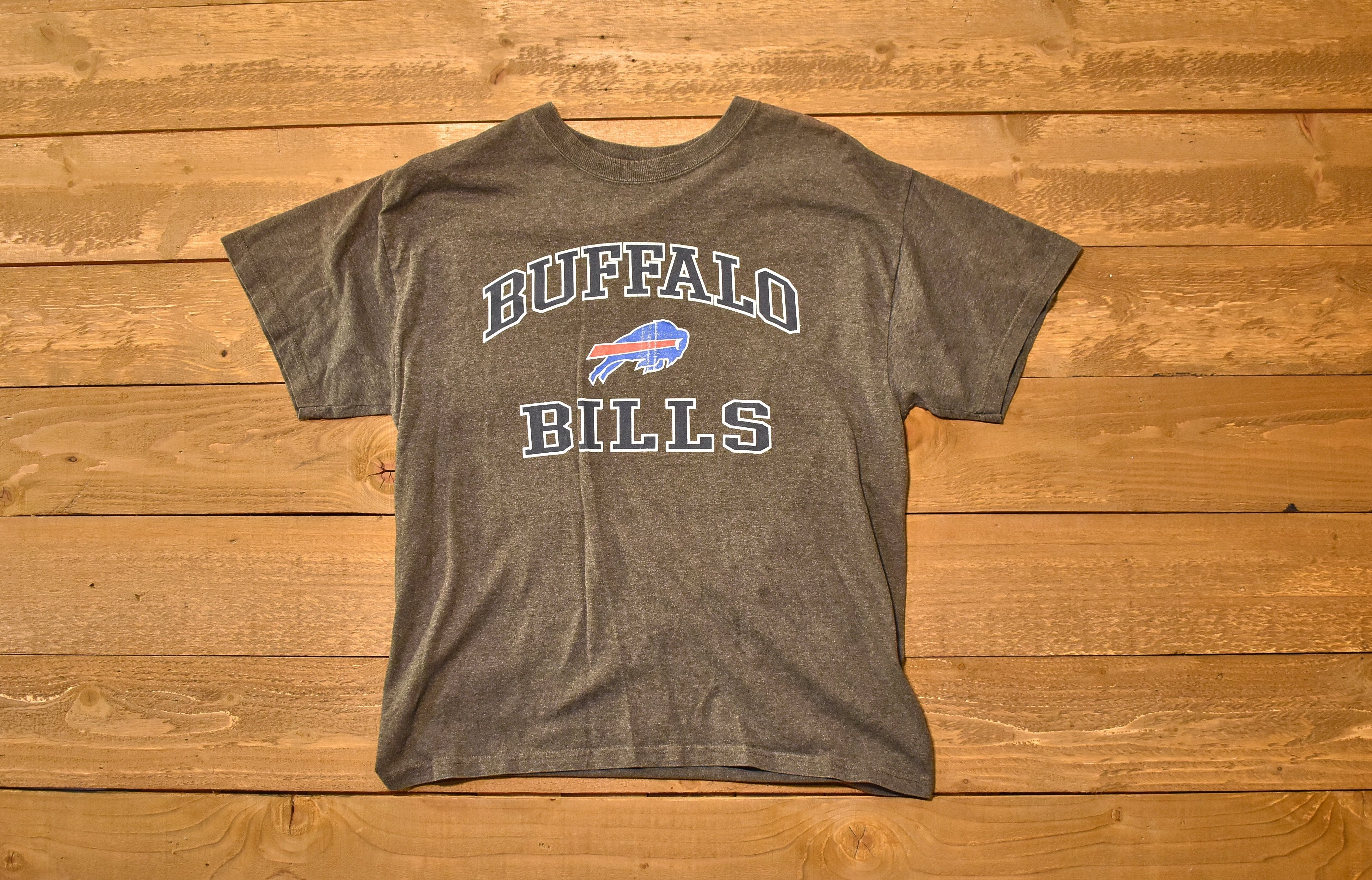 Buffalo Bills Mens Large grey t shirt used NFL