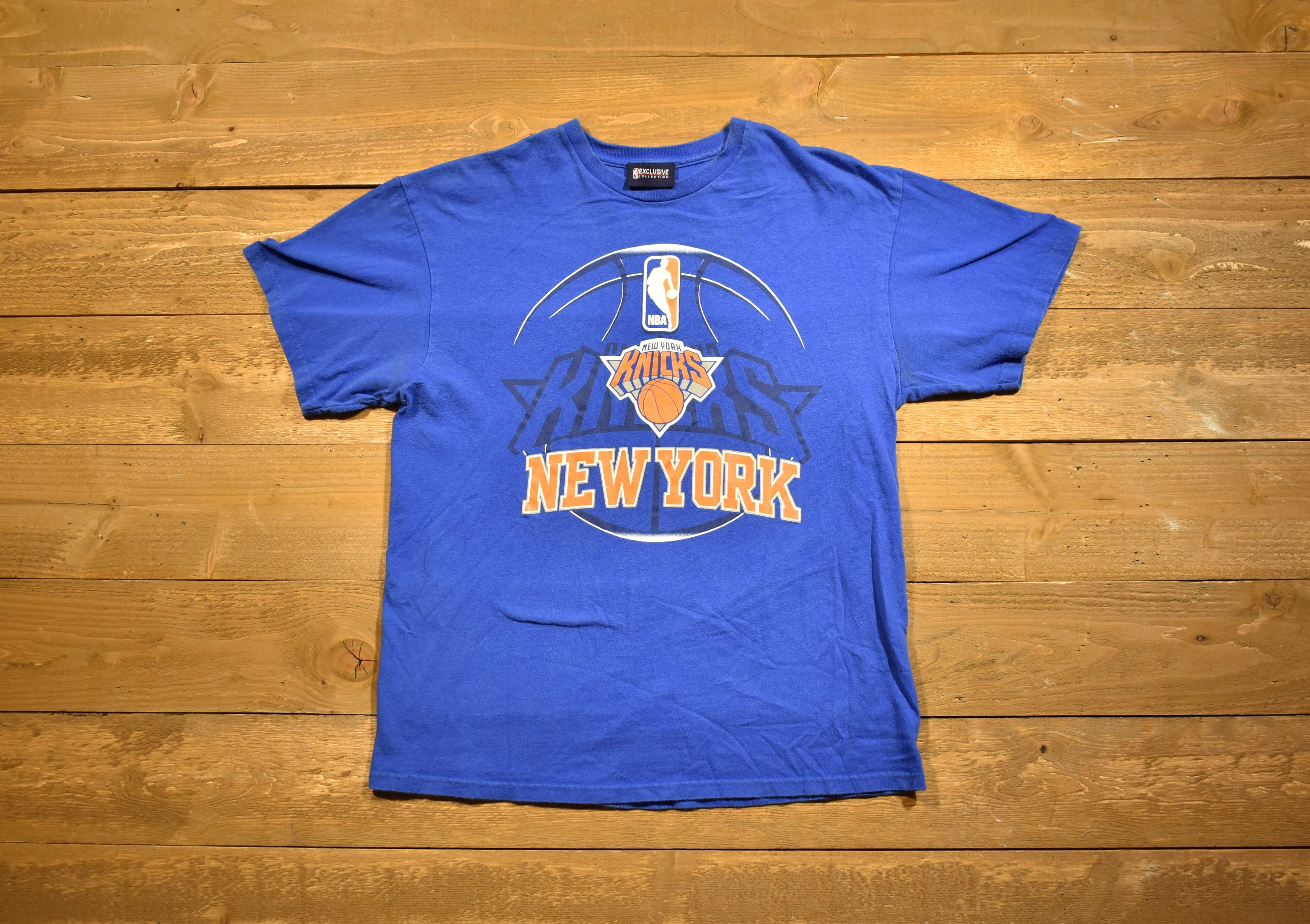 New York Mavericks men's T-shirt blue NBA basketball large exclusive collection