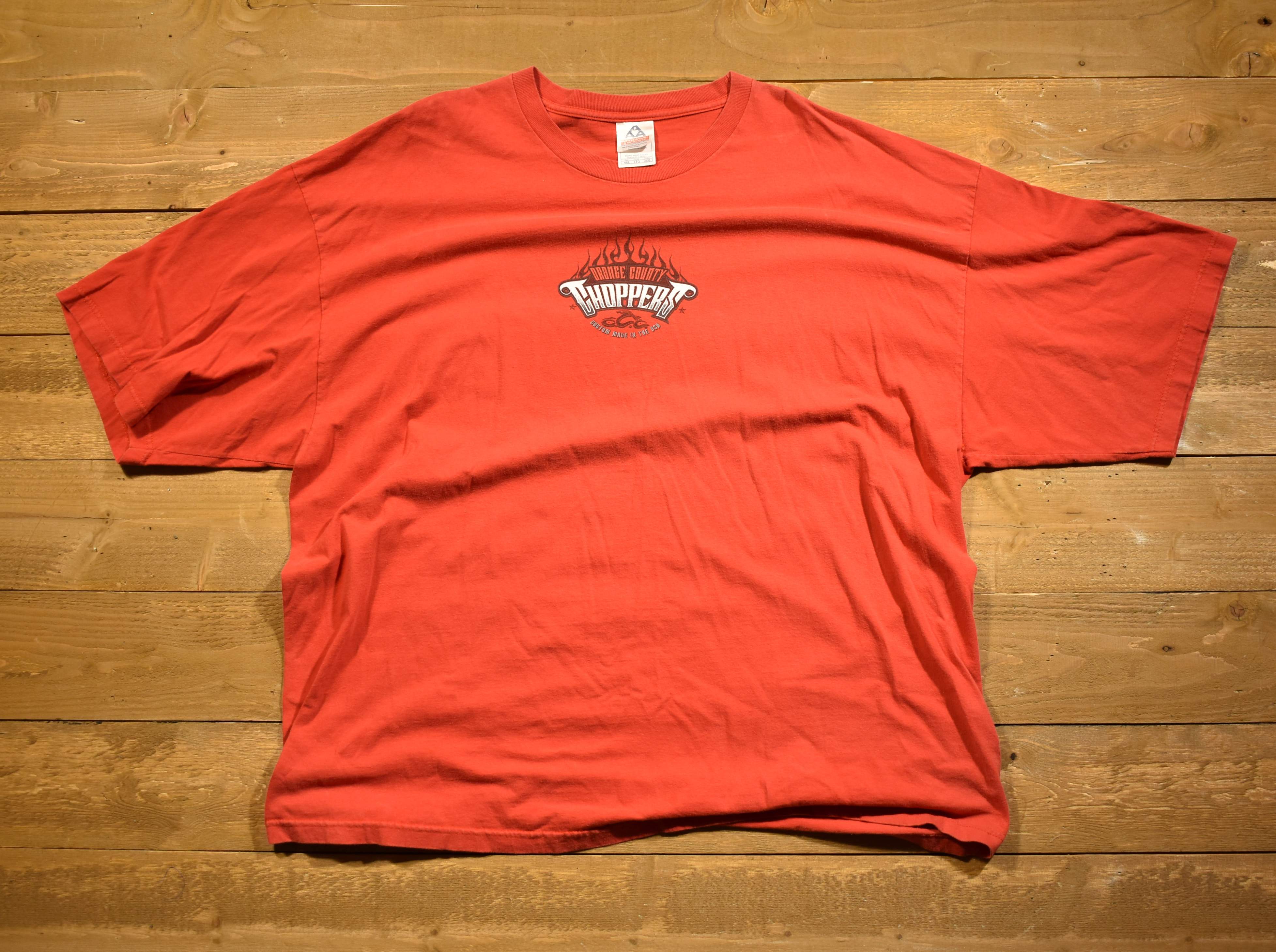 Orange county choppers for 4XL custom made in the USA motorcycle T-shirt USED