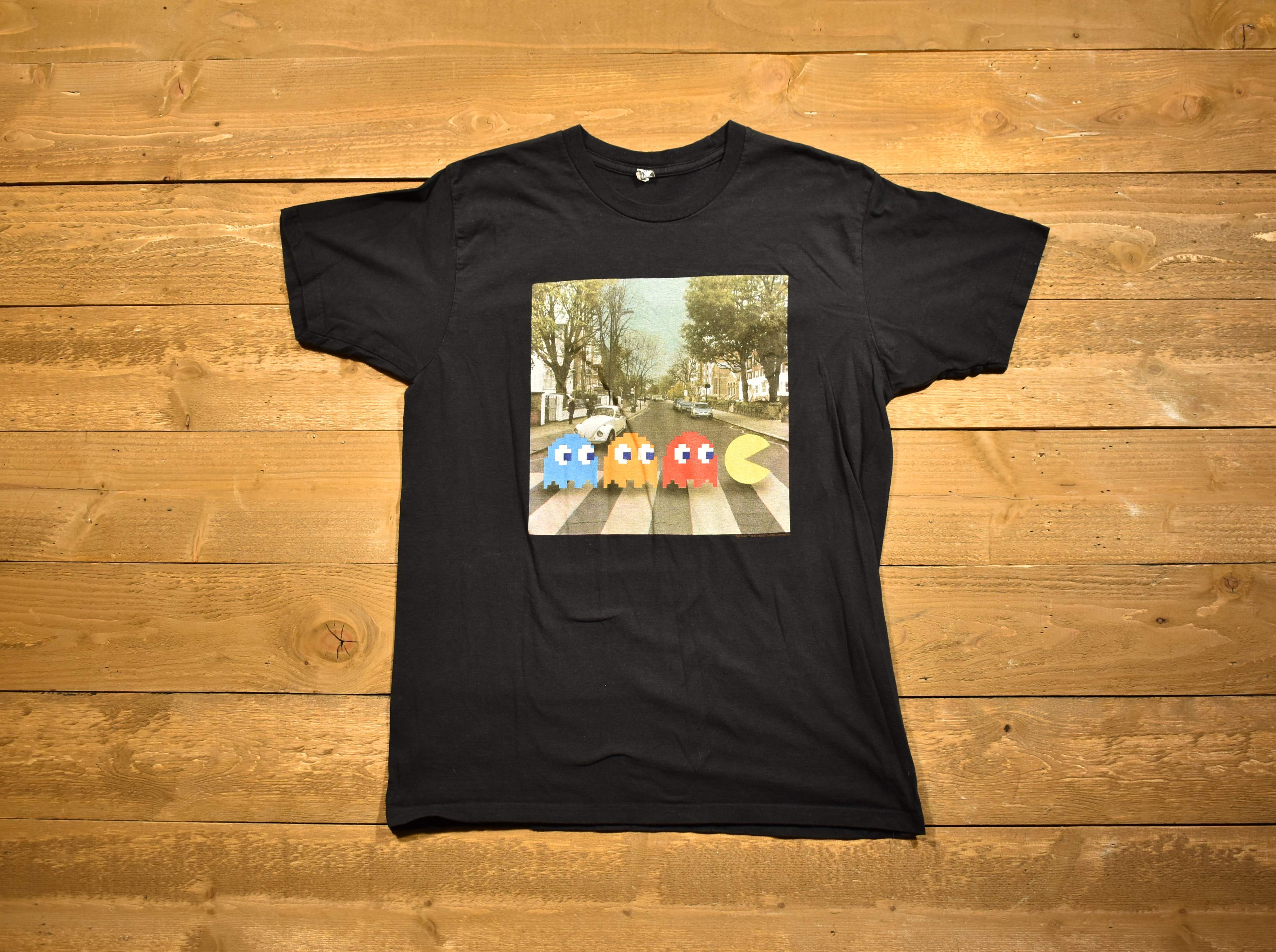 Pac-Man T-shirt men's large Namco brand authentic used