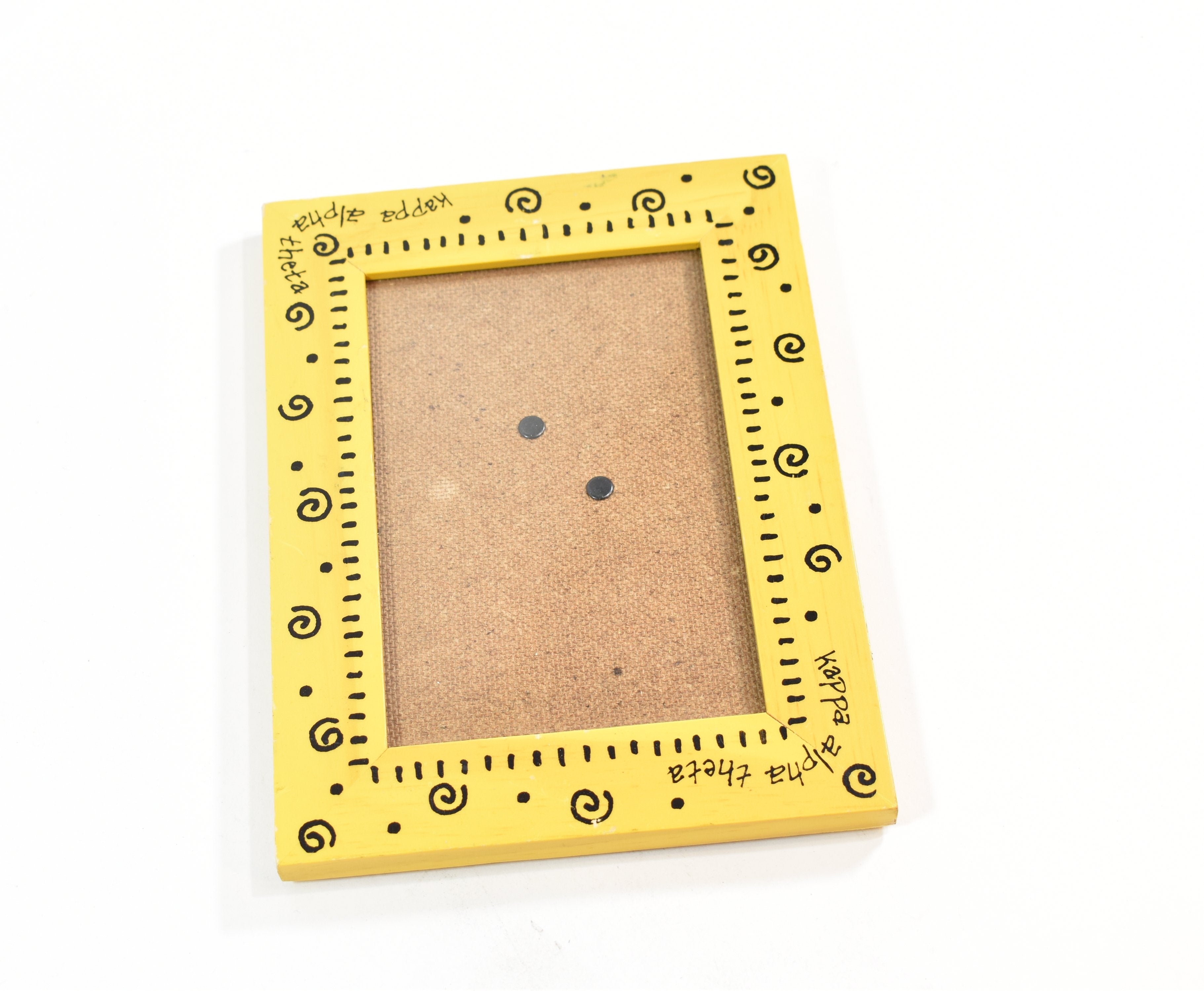 Picture Frame Yellow Kappa Alpha Picture frame used 4 x 6