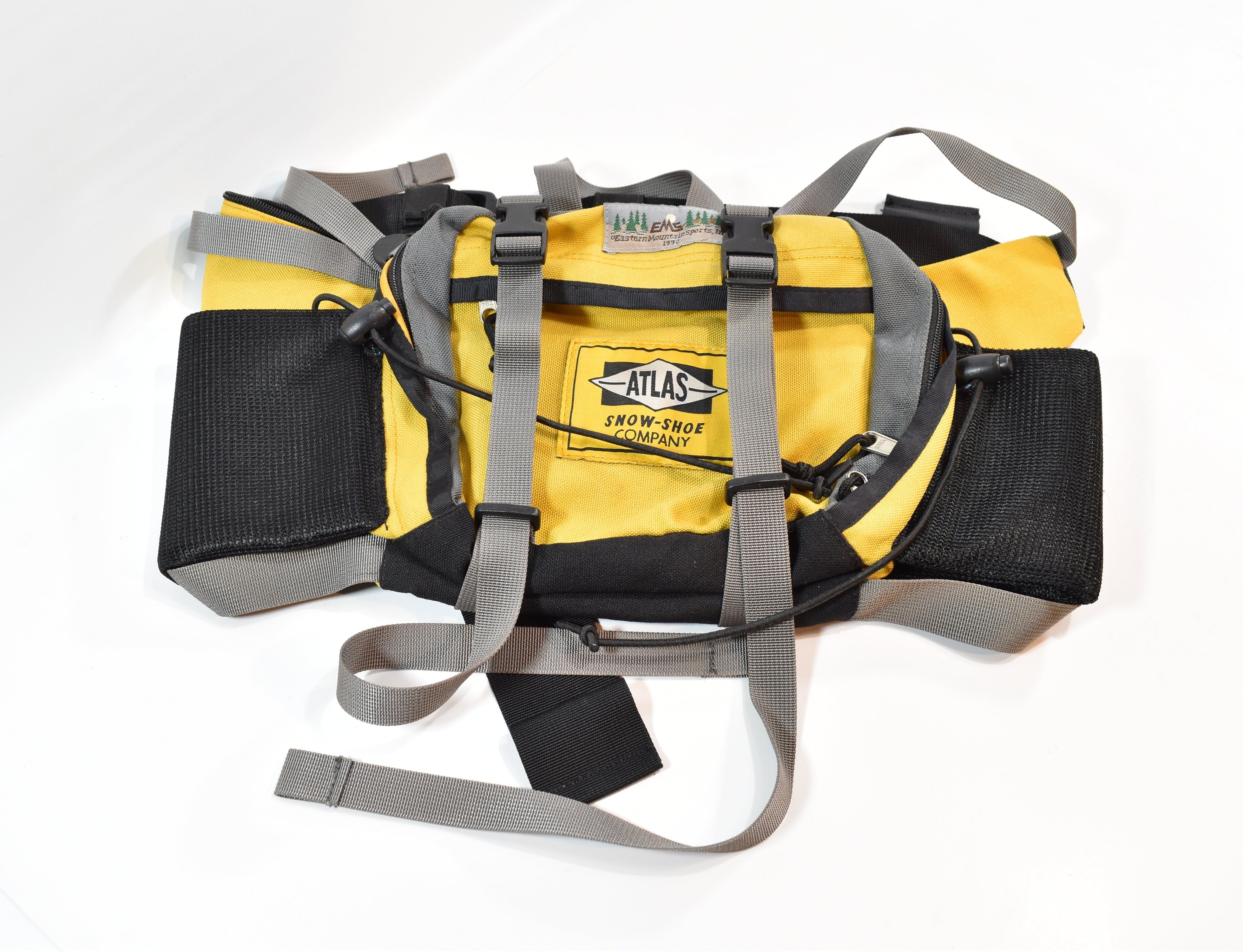 Eastern Mountain Sports Waist Pack used Snow Shoes Company Yellow