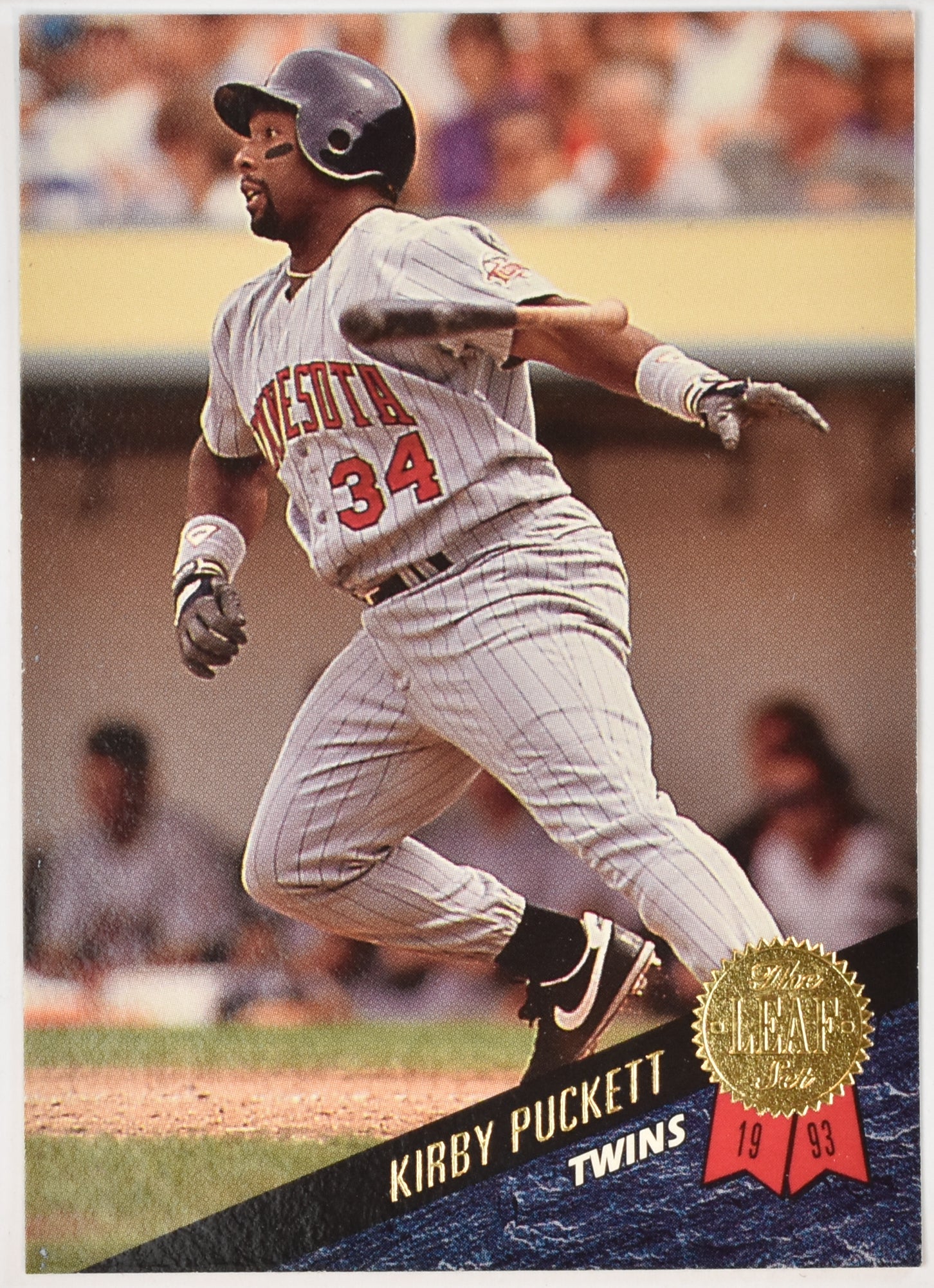 Kirby Puckett 378 1993 The Leaf Set Baseball