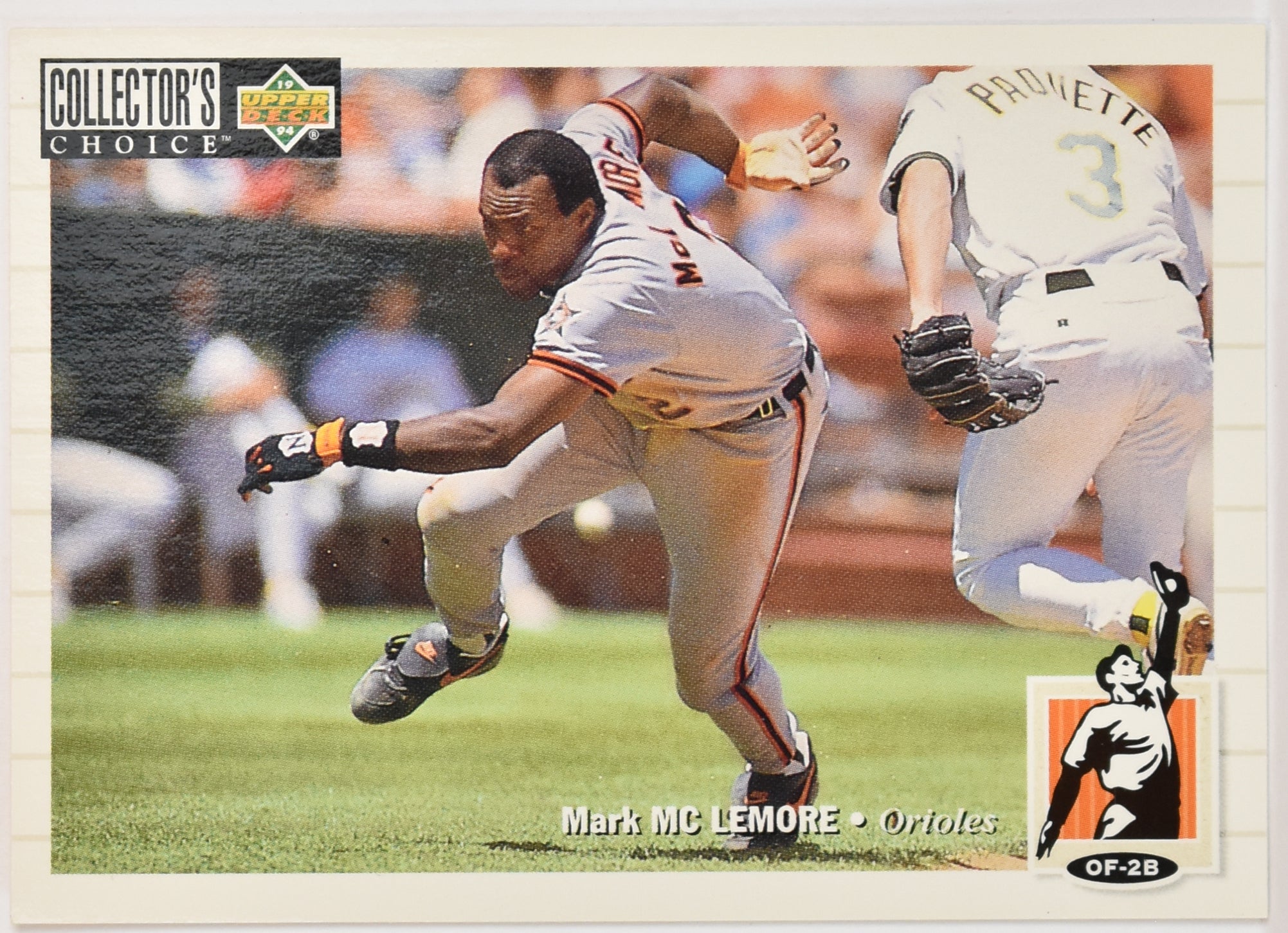 Mark Mc Lemore 198 Upper Deck 1993 Baseball Card
