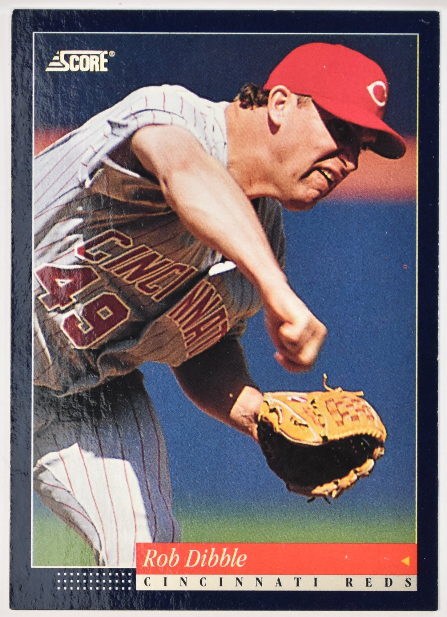 Rob Dibble 114 Score 93 Pinnacle Baseball Card