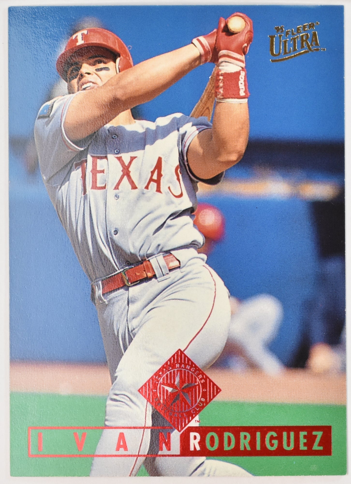 Ivan Rodriguez 113 Fleer Ultra 1995 Baseball Card