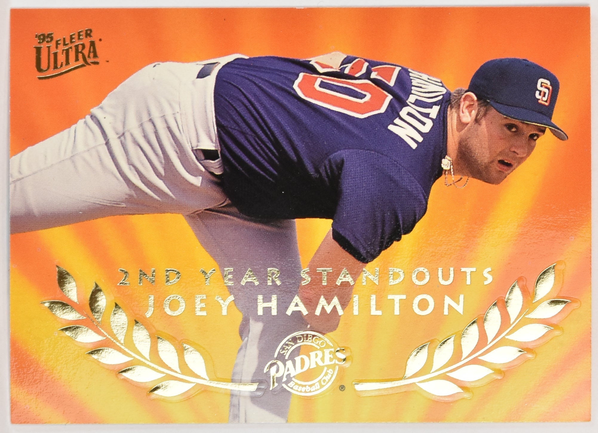 Joey Hamilton 6 of 15 Fleer Ultra 1995 Baseball Card