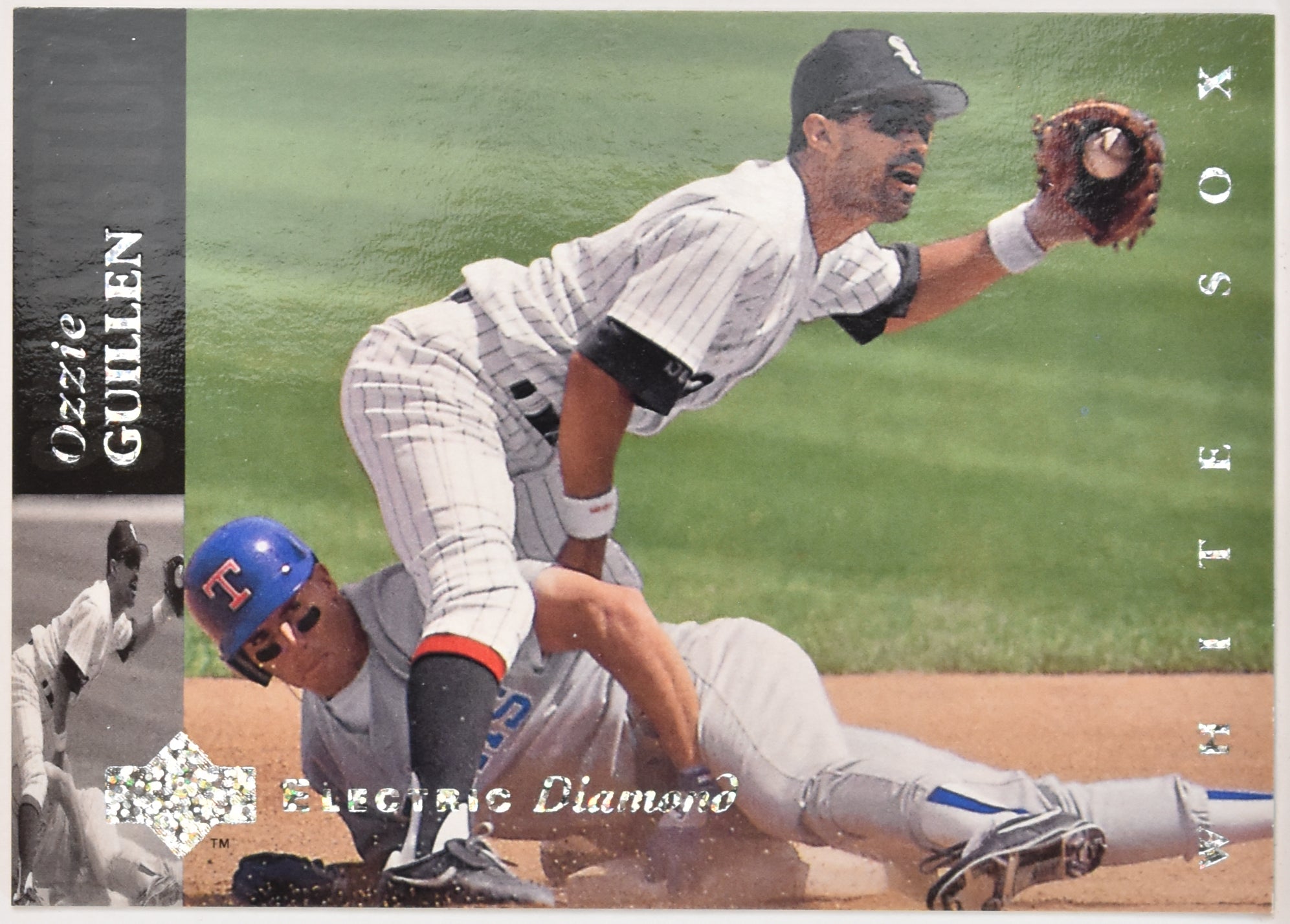 Ozzie Guillen 156 Upper Deck Electric Diamond Baseball Card 1994