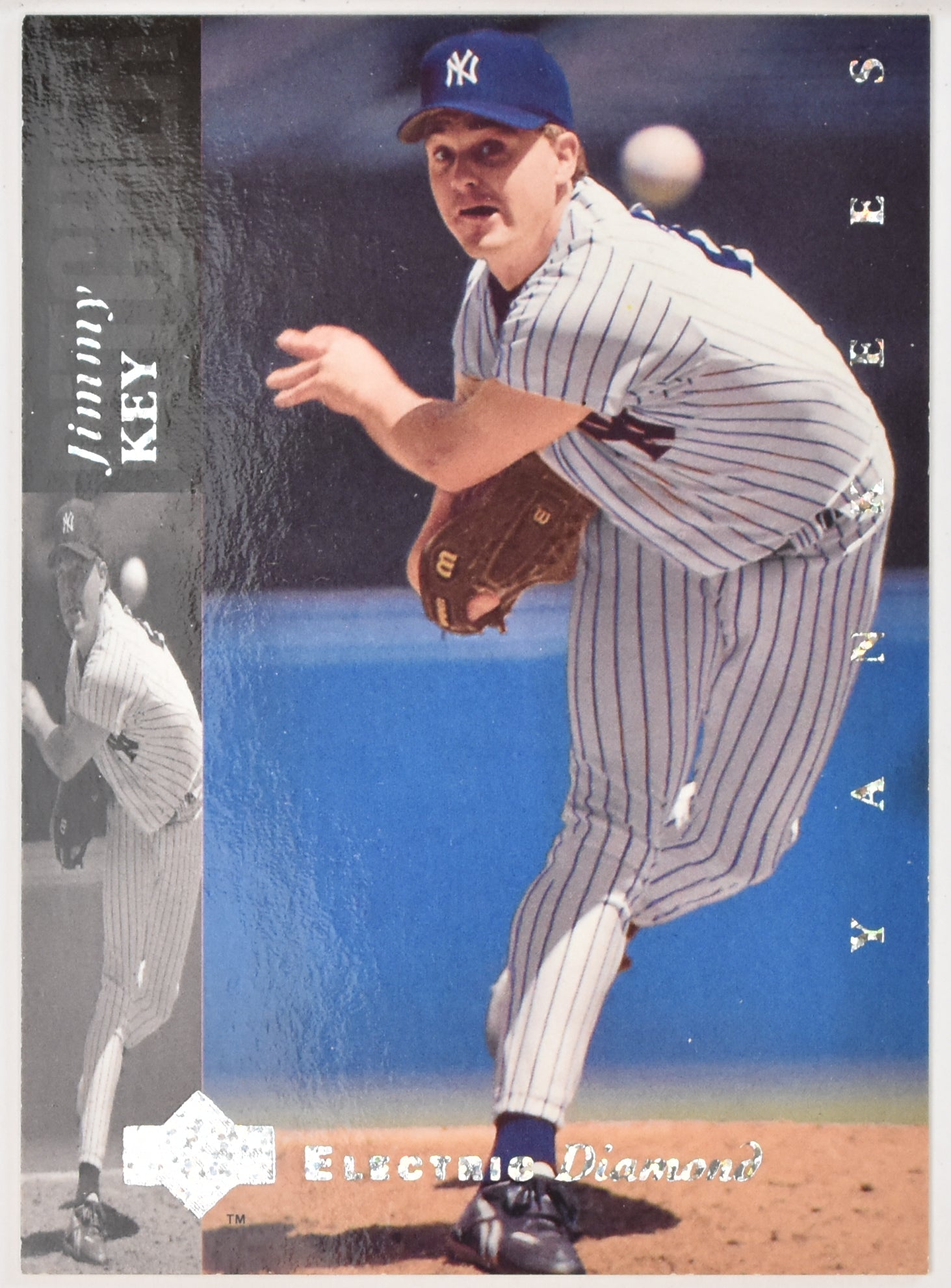 Jimmy Key 259 Upper Deck Electric Diamond 1994 Baseball Card