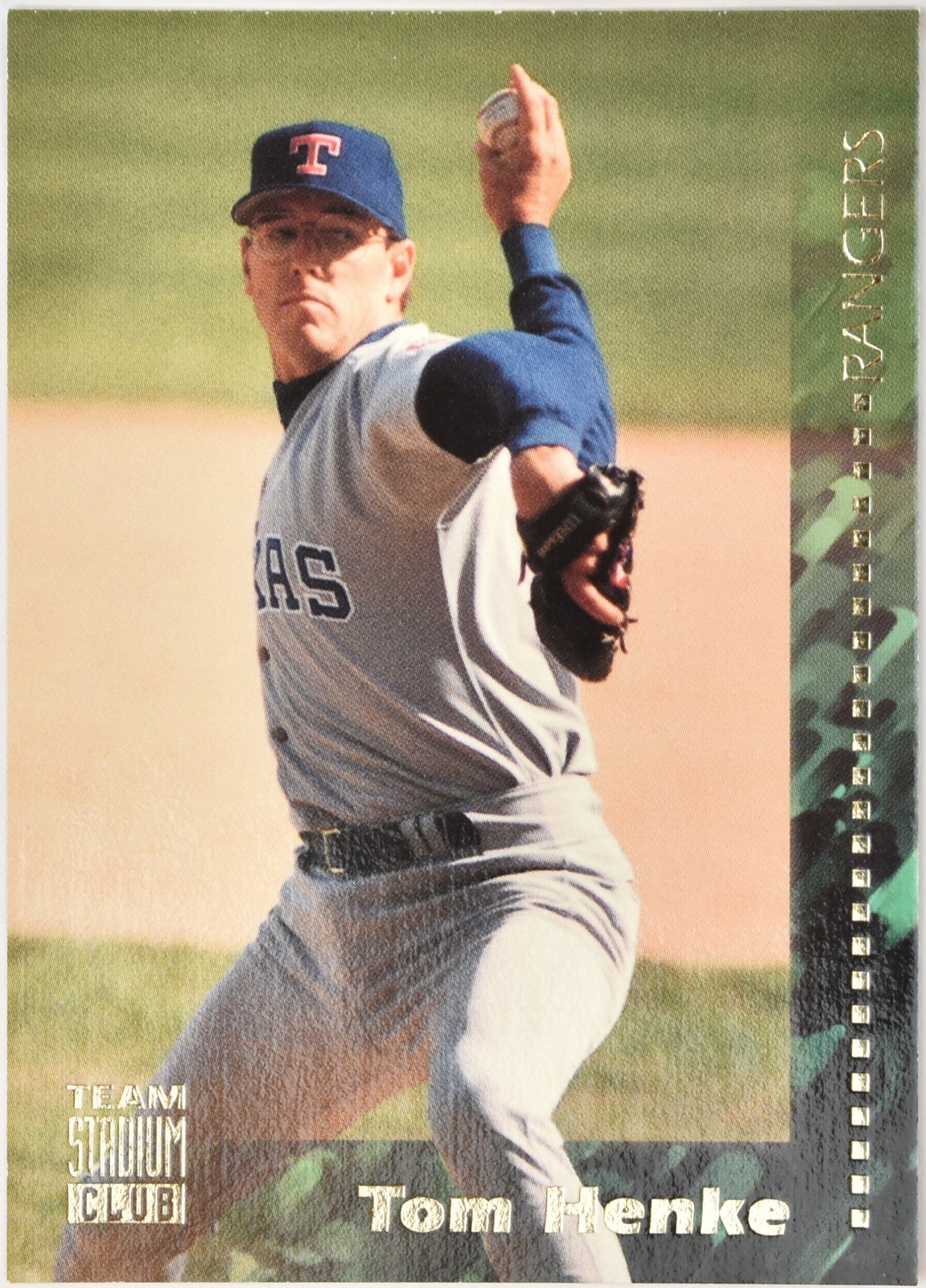 Tom Henke 270 Texas Rangers Team Stadium Club 1994 Baseball Card