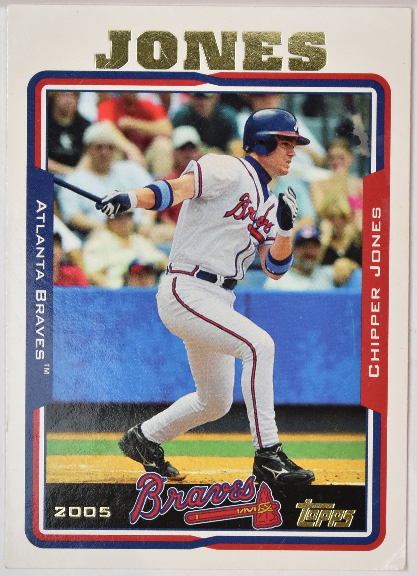 Chipper Jones 530 Topps Baseball Card 2005